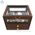 Wooden Jewelry Box Wood Jewelry Box with 2 Drawers Factory